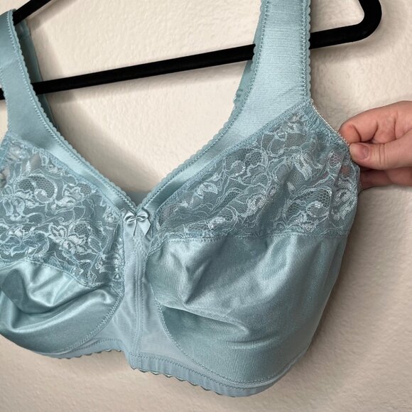 Glamorise MagicLift Original Support Bra Glacier Blue 40H Wirefree 1000 - Picture 3 of 9